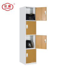 Diseño vertical 4 puertas de almacenamiento de metal pequeño casillero